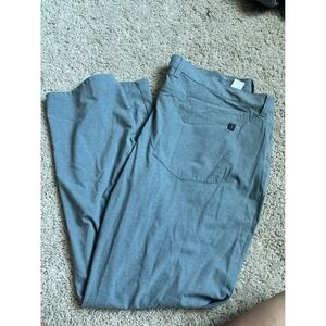 Golf Pants Mens Performance Stretch Trousers PGA Tour Heather Gray 38x32